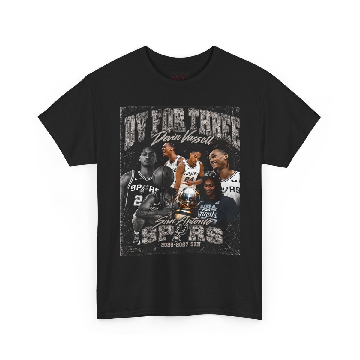 Spurs Devin Vassell Tribute Tee — "Live For These" Basketball Fan Shirt