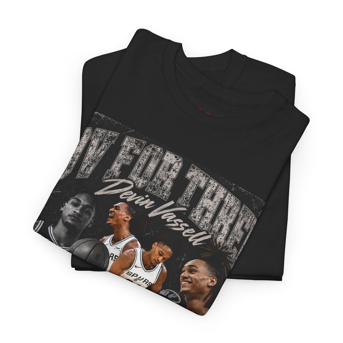 Spurs Devin Vassell Tribute Tee — "Live For These" Basketball Fan Shirt